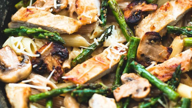 Chicken Mushroom And Asparagus Recipe