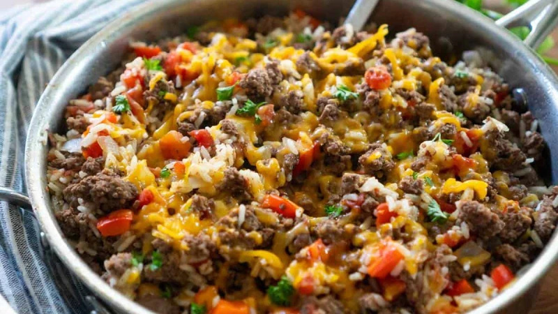 Ground Meat Rice Recipes