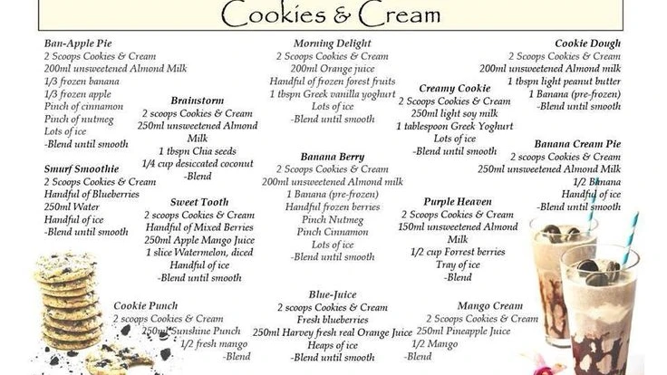 Herbalife Shake Recipes Cookies And Cream