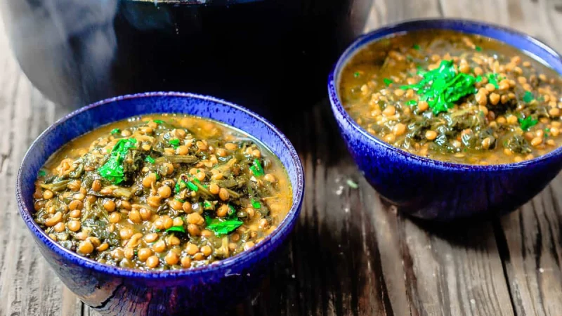 Lentil Soup With Spinach Recipe