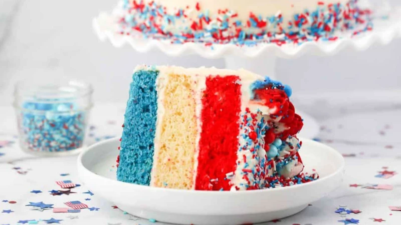 Red White Blue Cake Recipe