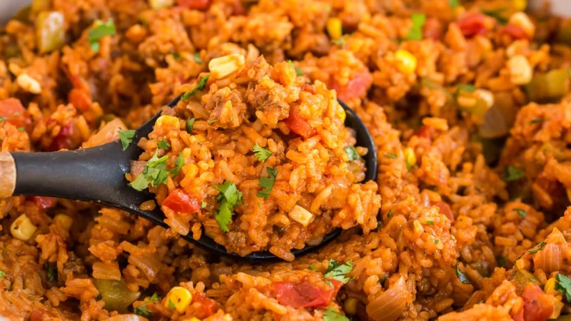 Spanish Rice With Hamburger Meat Recipe