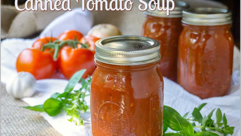Tomato Soup Recipe Canning