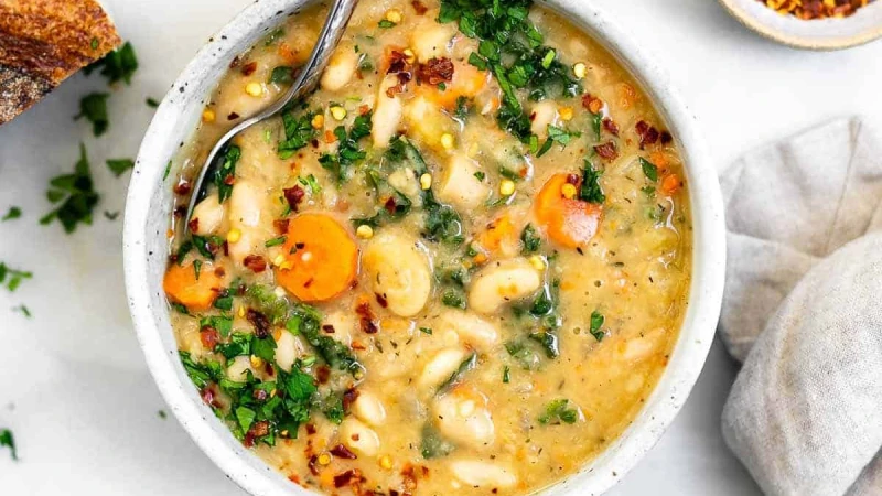 Tuscan White Bean Soup Recipe