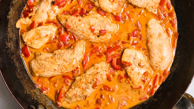 Chicken And Roasted Red Pepper Recipe