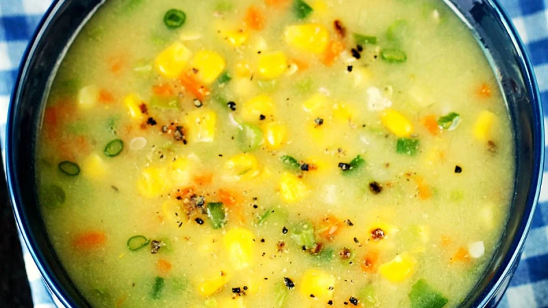 Corn Soup Recipe Indian