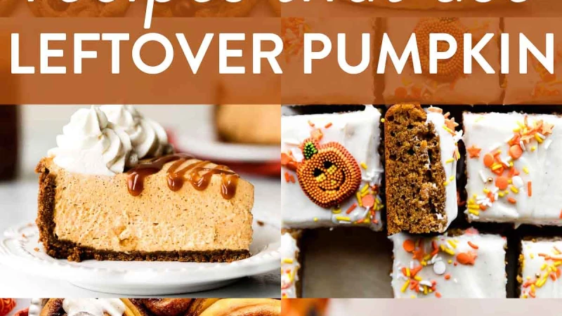 Dessert Recipes With Pumpkin Puree
