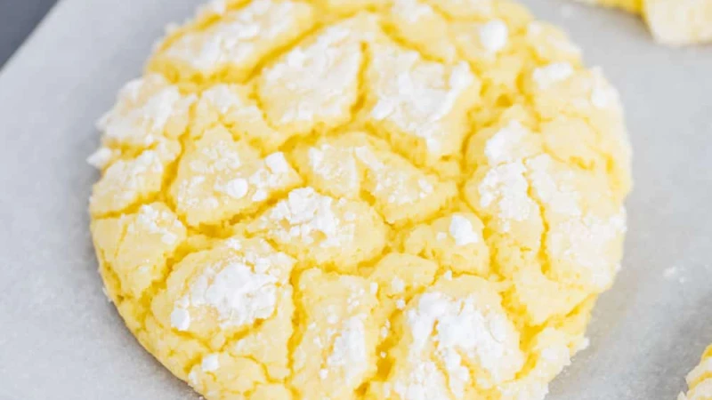 Lemon Cake Mix Cookies Recipe