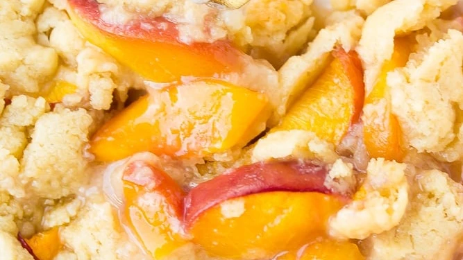 Peach Cobbler Vegan Recipe
