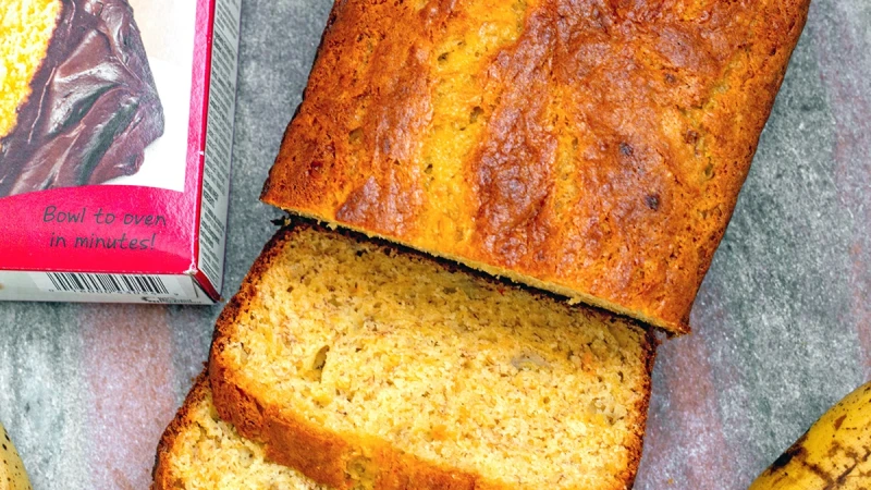 Recipe For Banana Bread Made With Cake Mix