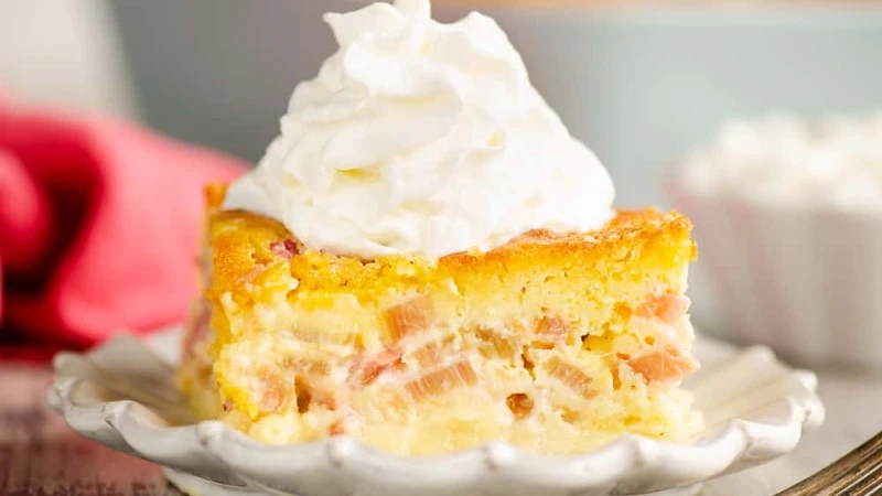 Yellow Cake Mix Rhubarb Recipe