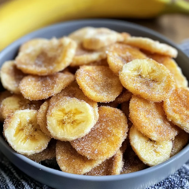 Air Fryer Cinnamon Banana Chips