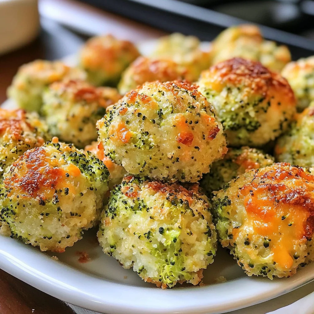 Baked Broccoli Cheese Balls