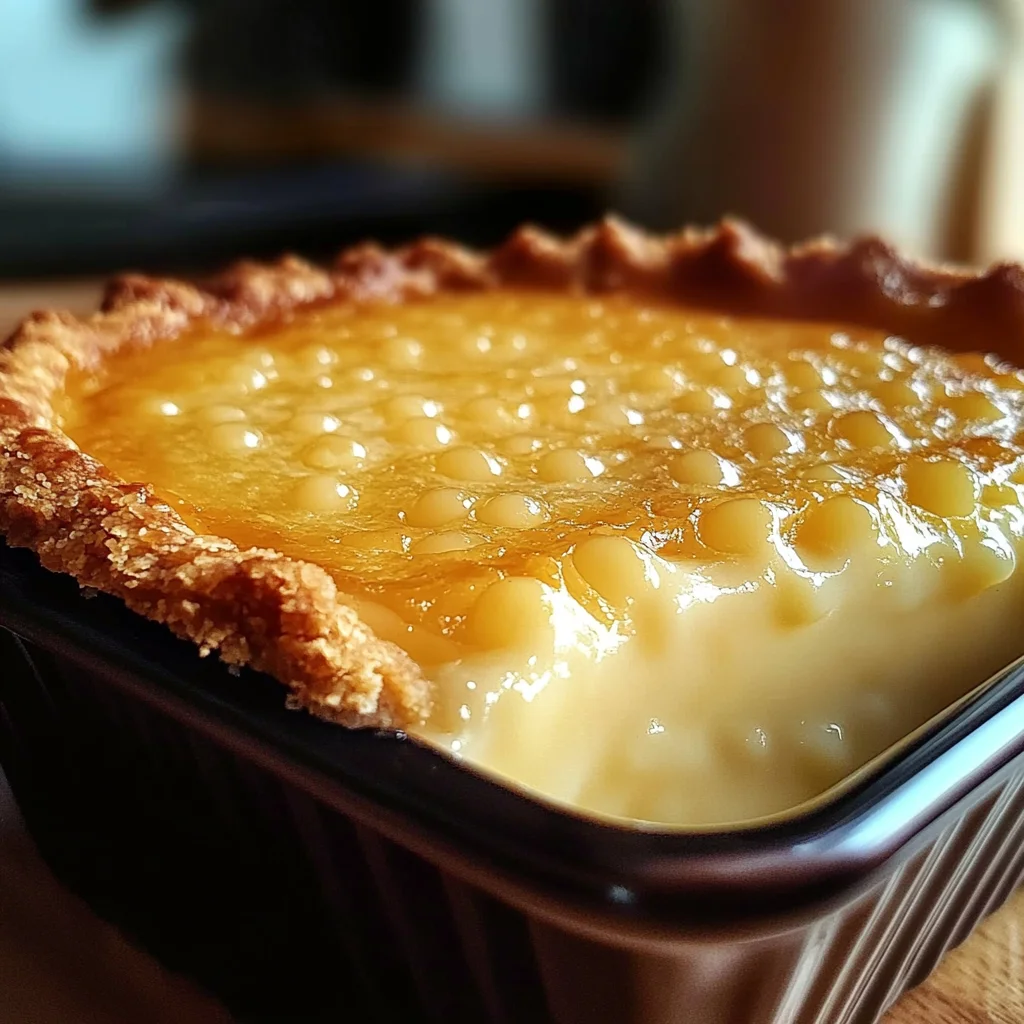 Baked Tapioca Pudding