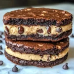 Brownie Cookie Dough Sandwich Cookies: An Amazing Ultimate 7-Layer Dessert Delight