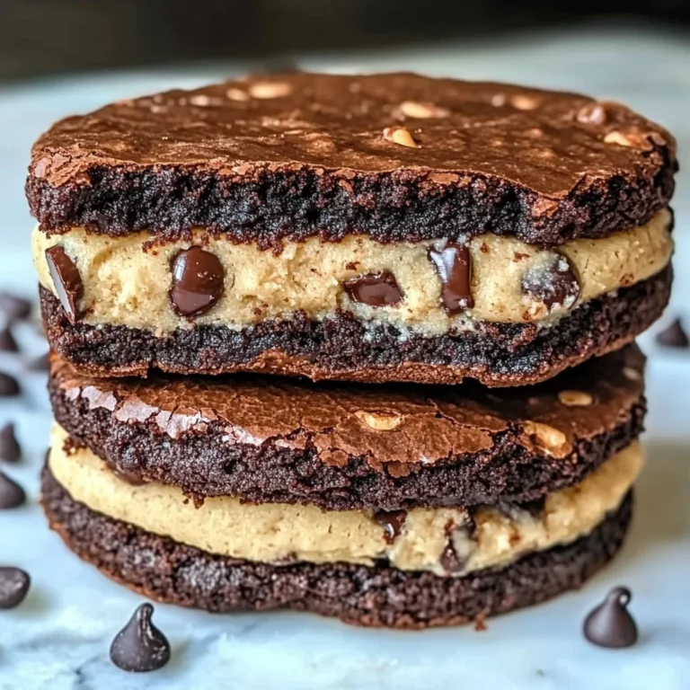 Brownie Cookie Dough Sandwich Cookies: An Amazing Ultimate 7-Layer Dessert Delight