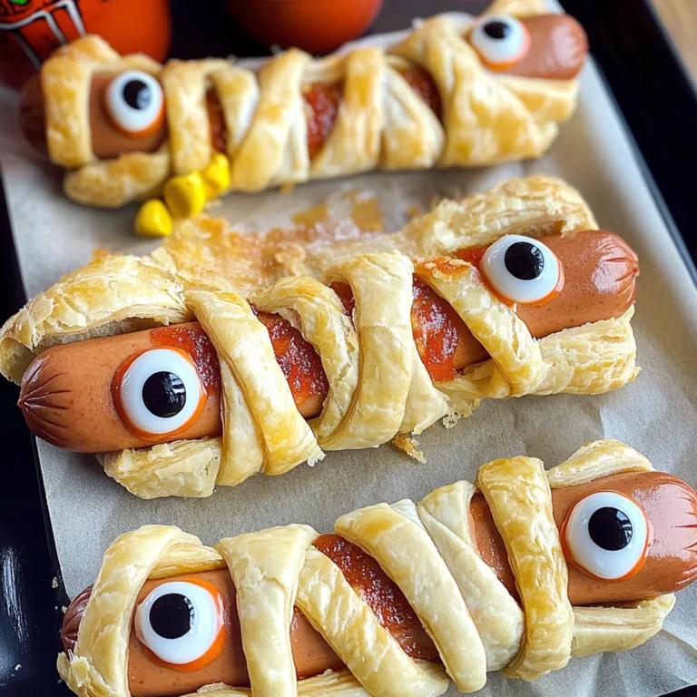 Easy Mummy Hot Dogs Recipe