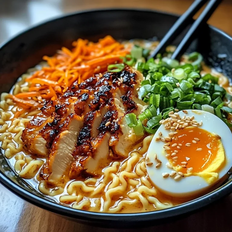 Fiery Chicken Ramen : Bold & Comforting