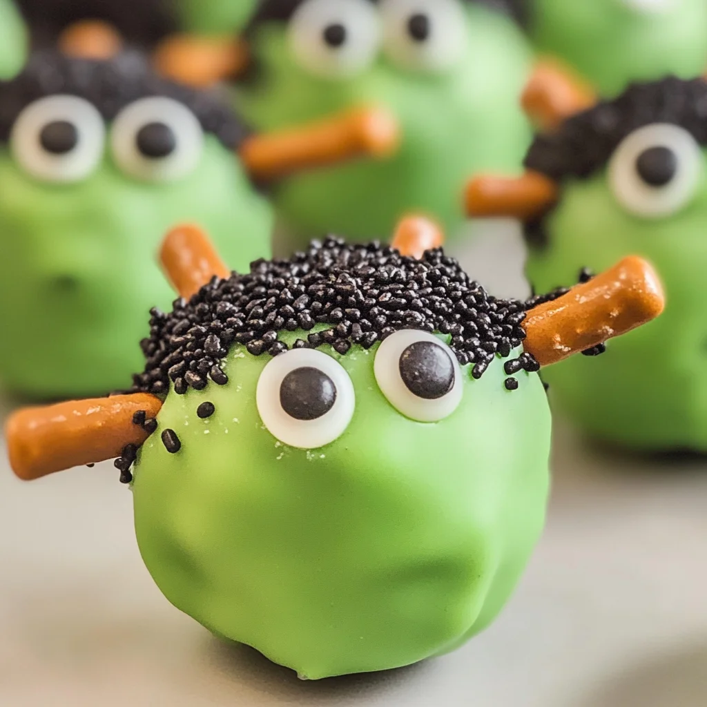Frankenstein Oreo Balls
