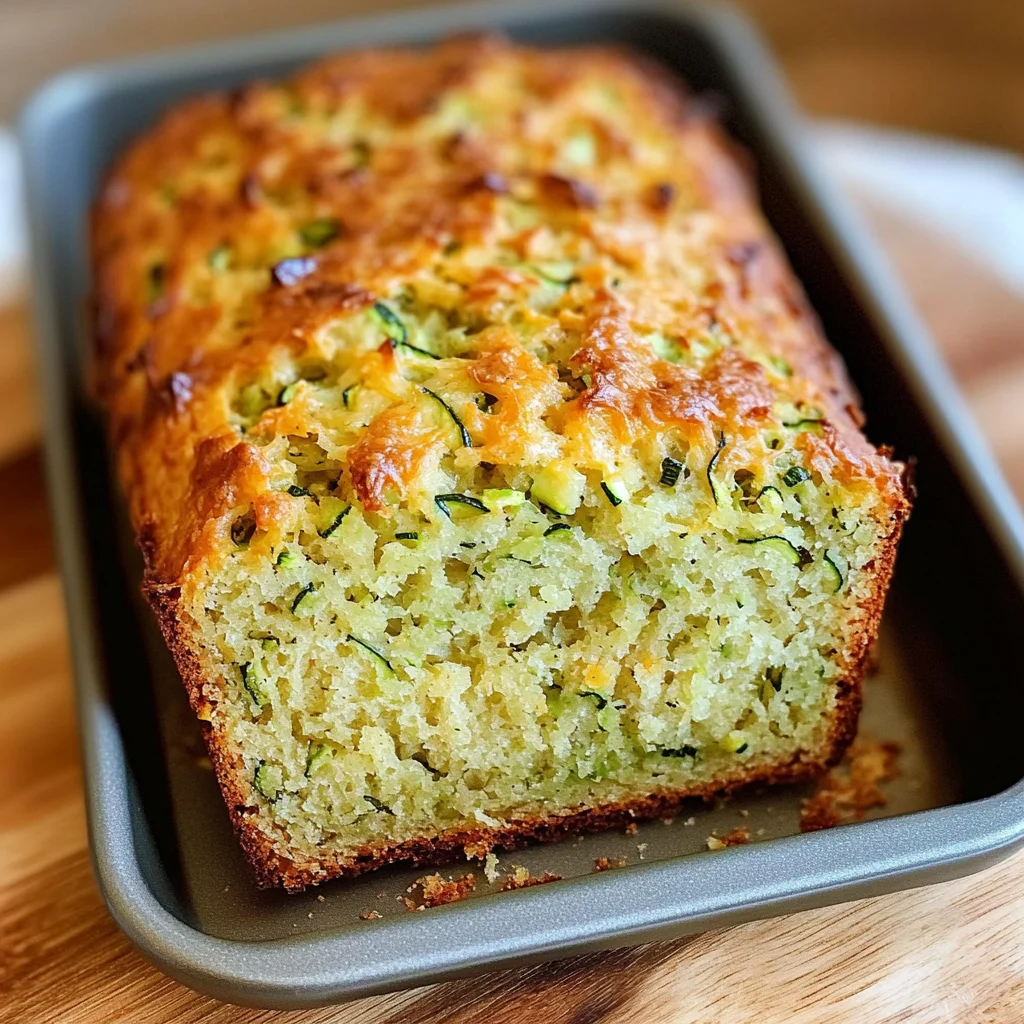 Green Onion Zucchini Cheddar Quick Bread