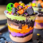 Halloween Pudding Cups