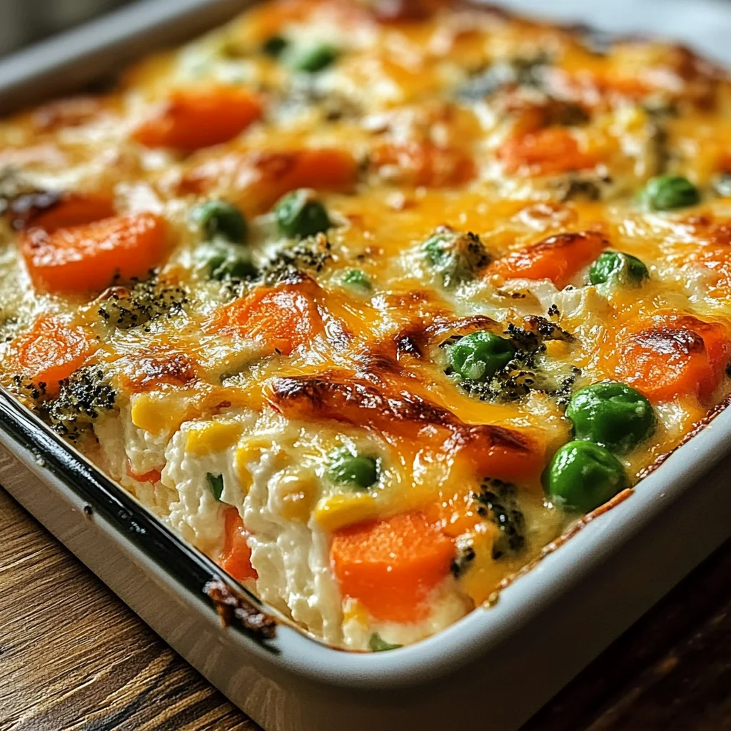 High-Protein Cottage Cheese Veggie Bake Recipe