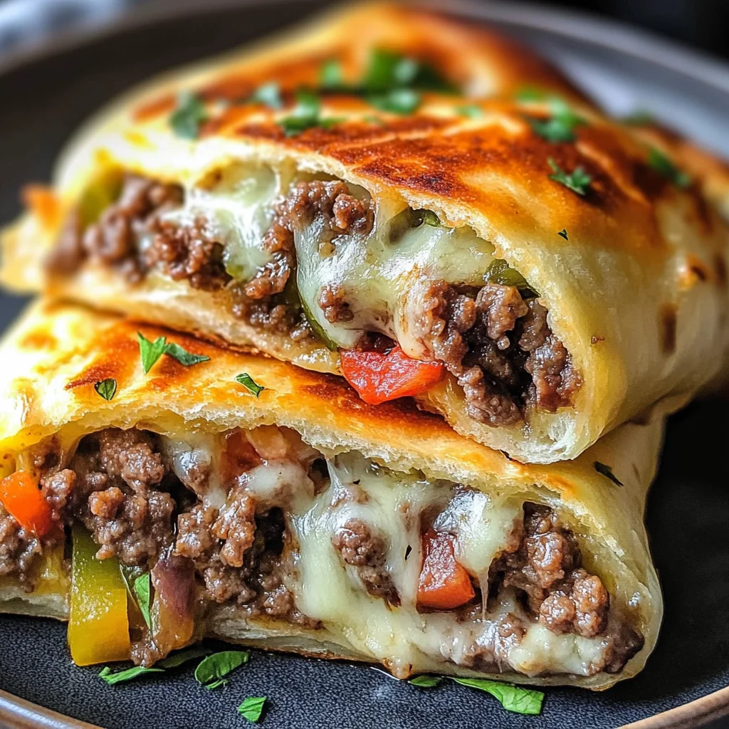Keto Philly Cheesesteak Rolls