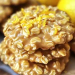 Lemon Oatmeal No-Bake Cookies