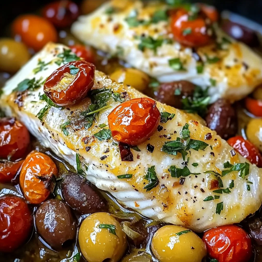 Mediterranean Baked Fish