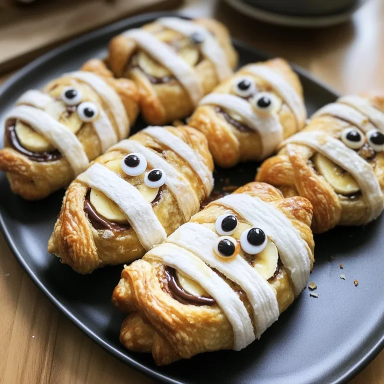 Nutella Banana Mummy Rolls