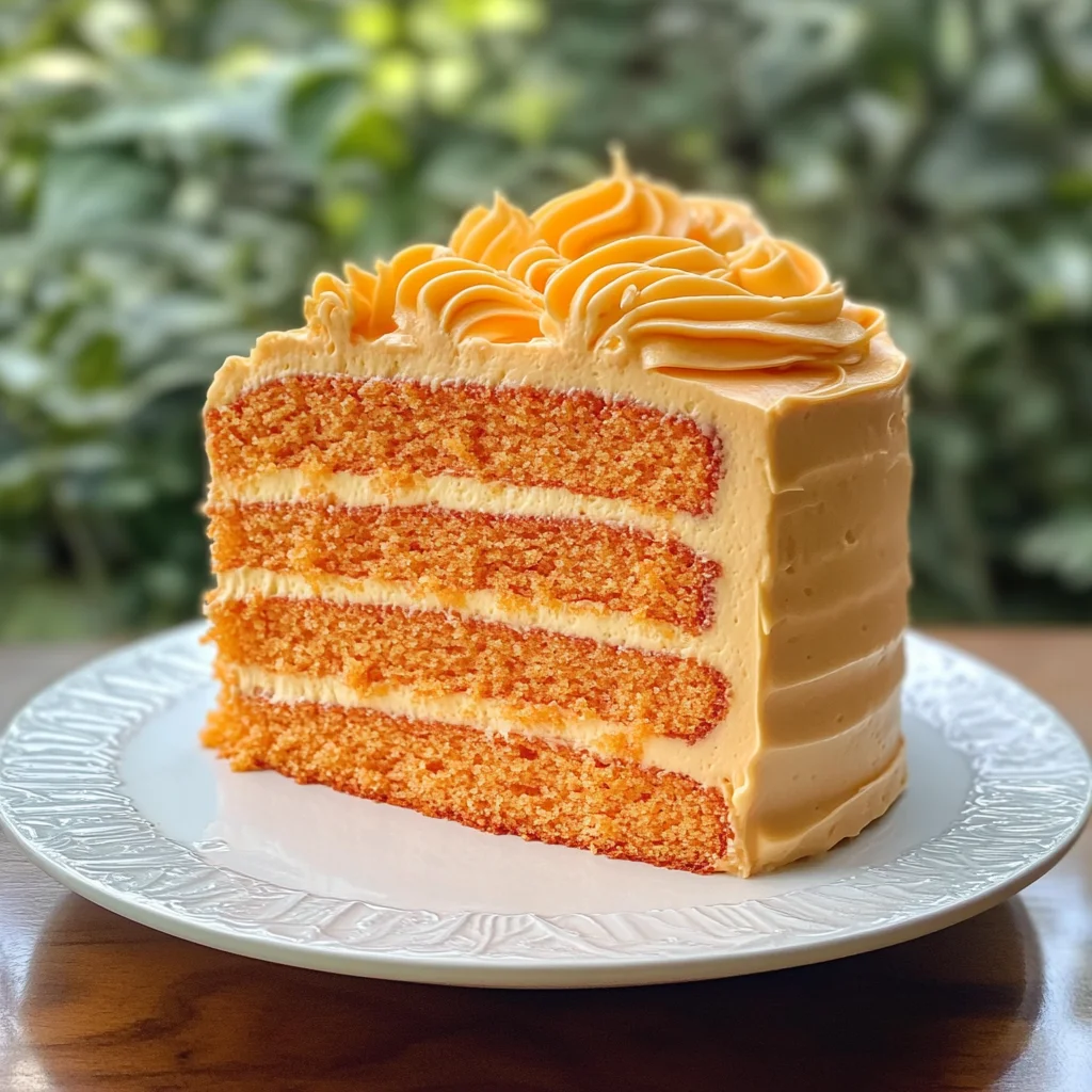 Orange Velvet Cake