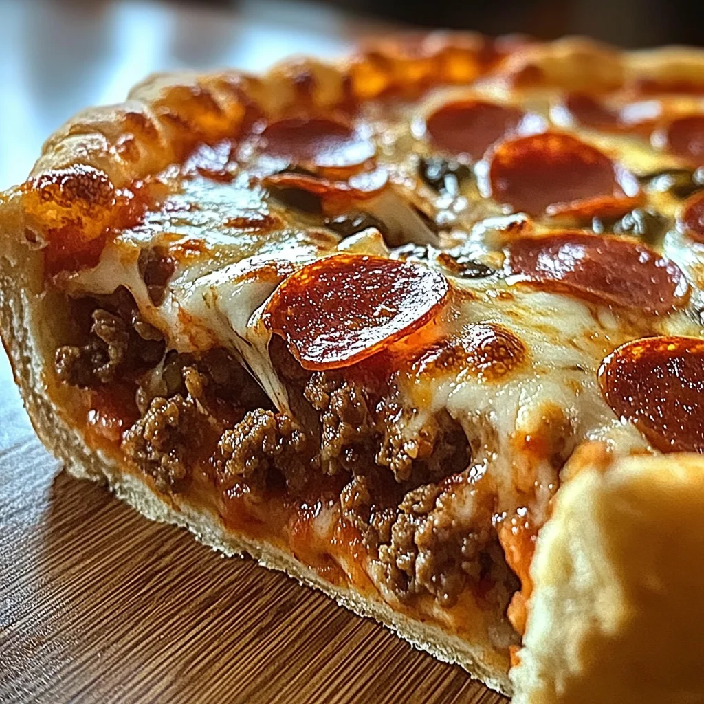 Pizza Burger Pie: A Delicious Twist on Classic Flavors