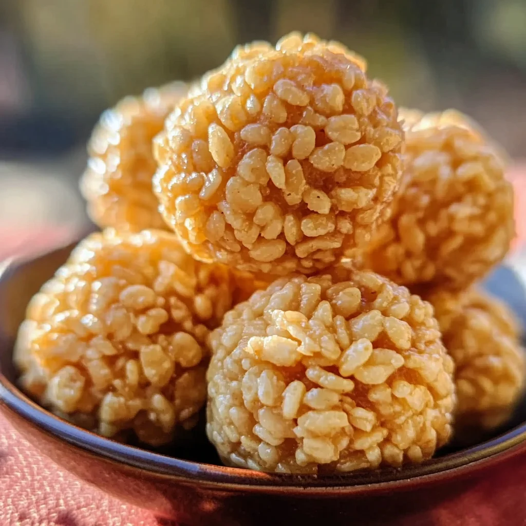 Rice Crispy Peanut Butter Balls