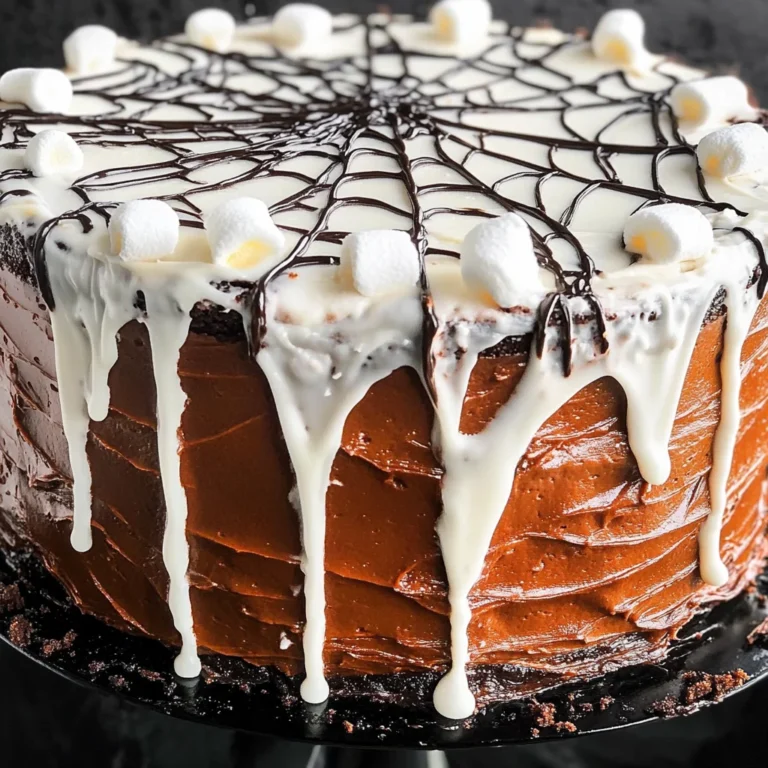 Spiderweb Cake