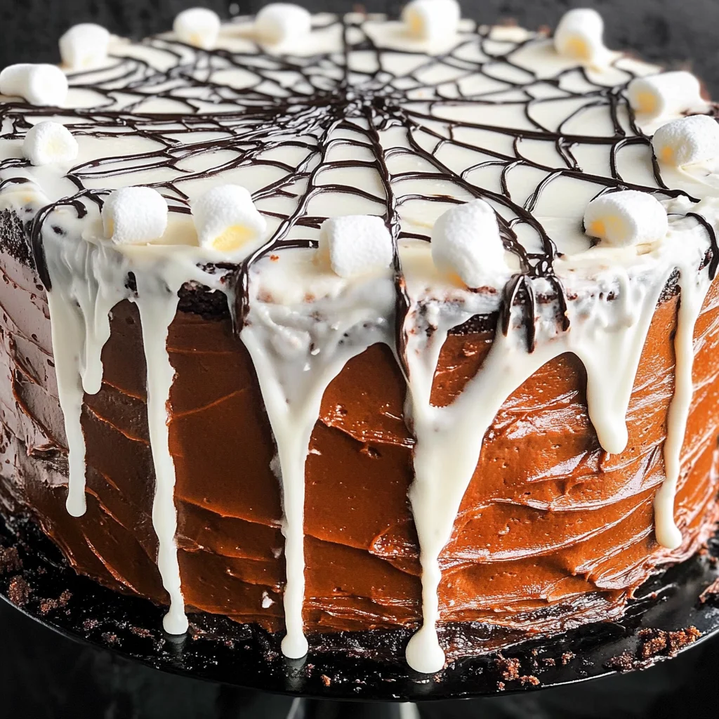 Spiderweb Cake