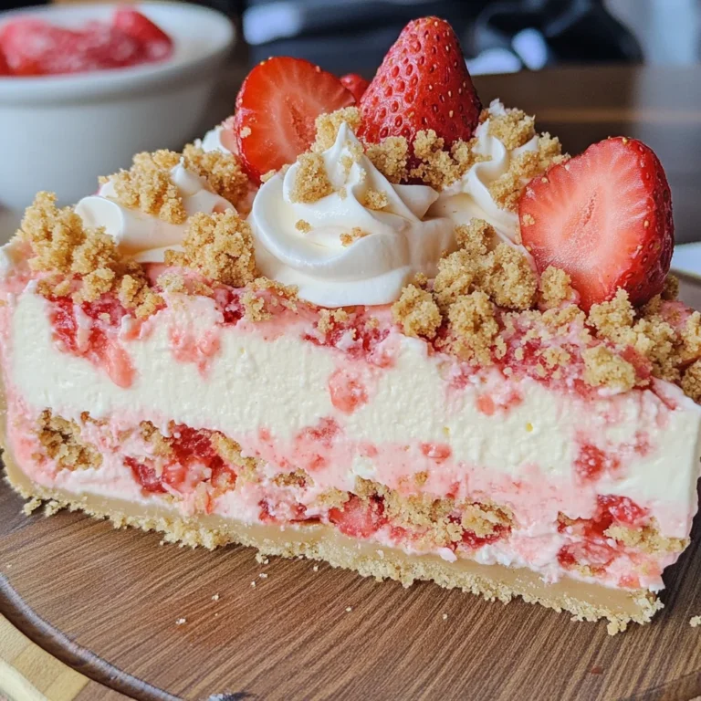Strawberry Crunch Cheesecake
