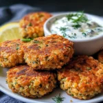 Ultimate Mediterranean Lemon Chickpea Patties with Yogurt Sauce