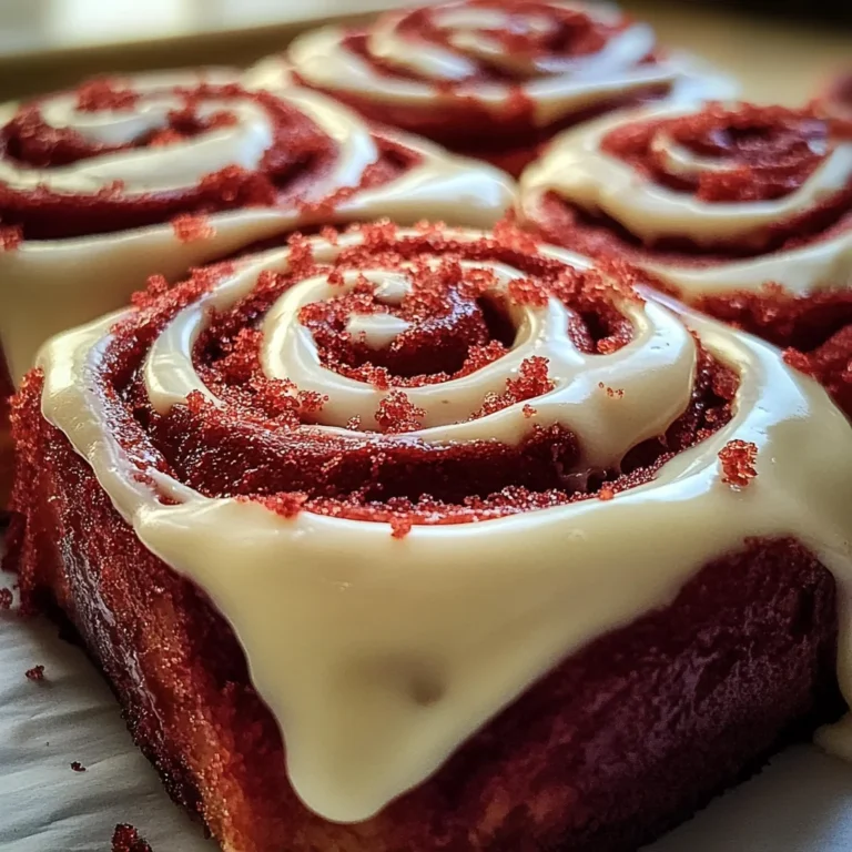 ed Velvet Cinnamon Rolls: A Decadent Twist on a Classic