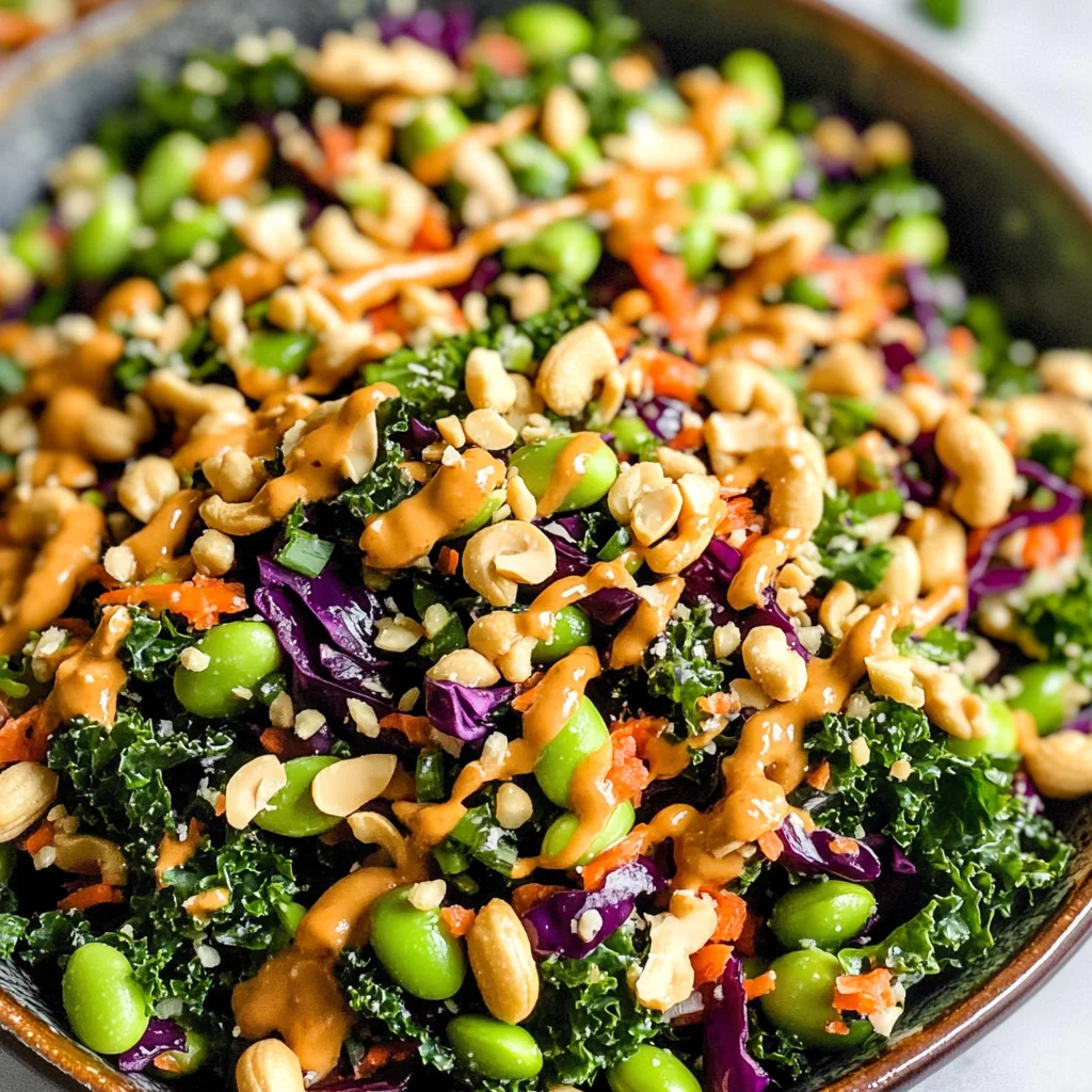 Asian Edamame Peanut Crunch Salad