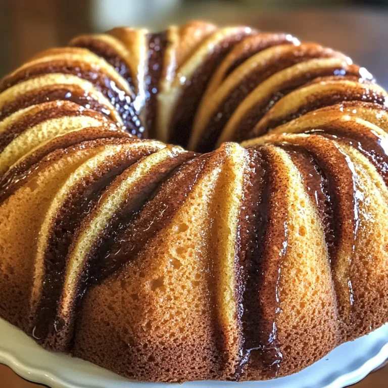 Cinnamon Swirl Bundt Cake