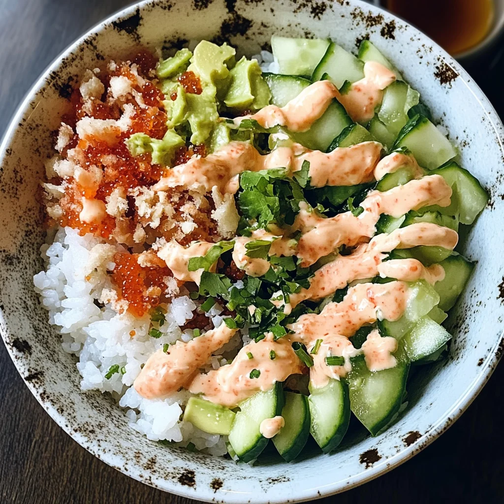 Crunch Roll Sushi Bowl