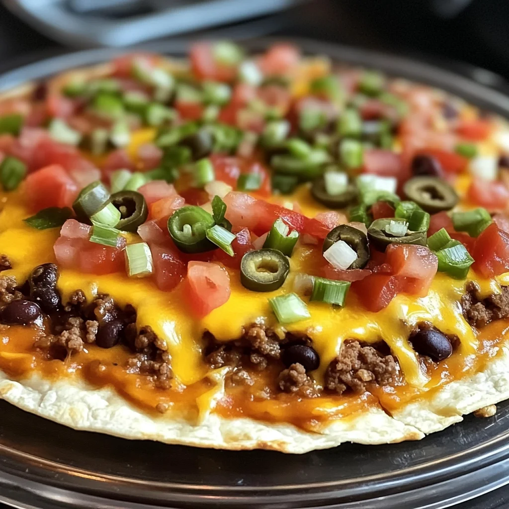 Homemade Mexican Pizza