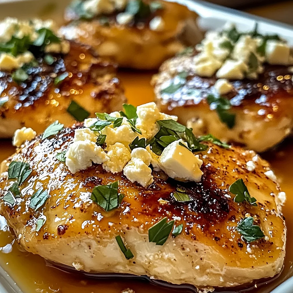 Hot Honey Feta Chicken Dish: A Deliciously Spicy and Savory Recipe