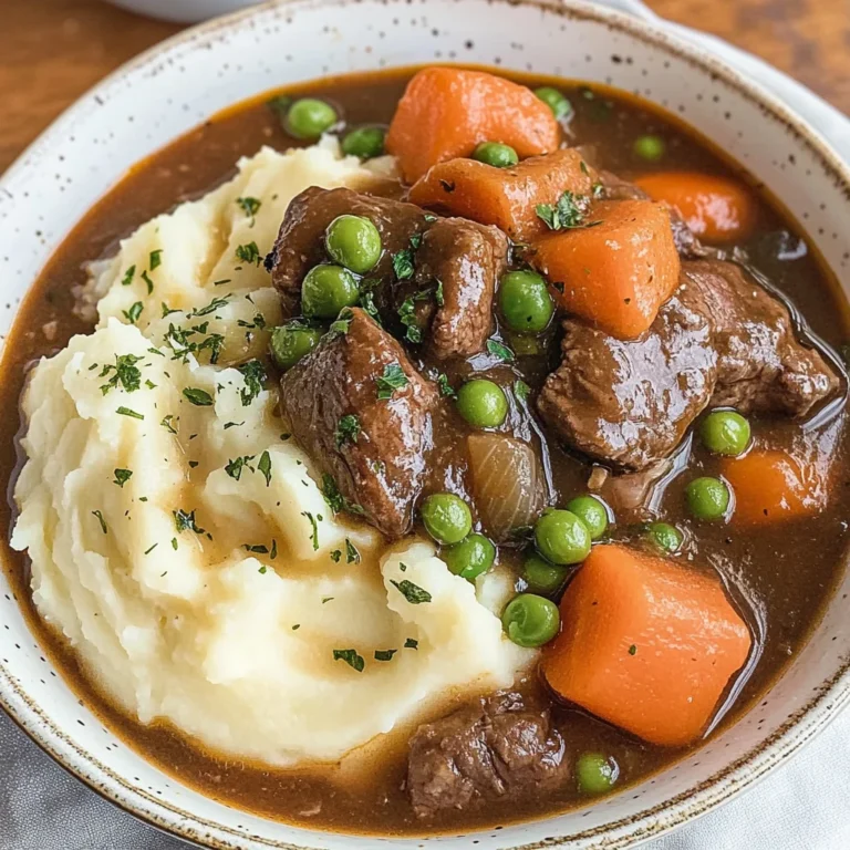 Irish Stew With Mashed Potatoes