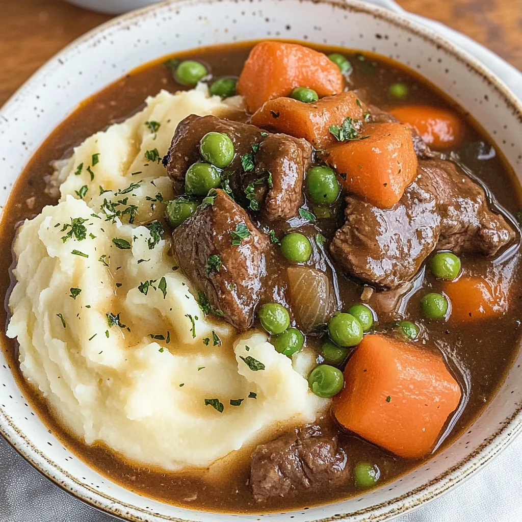 Irish Stew With Mashed Potatoes