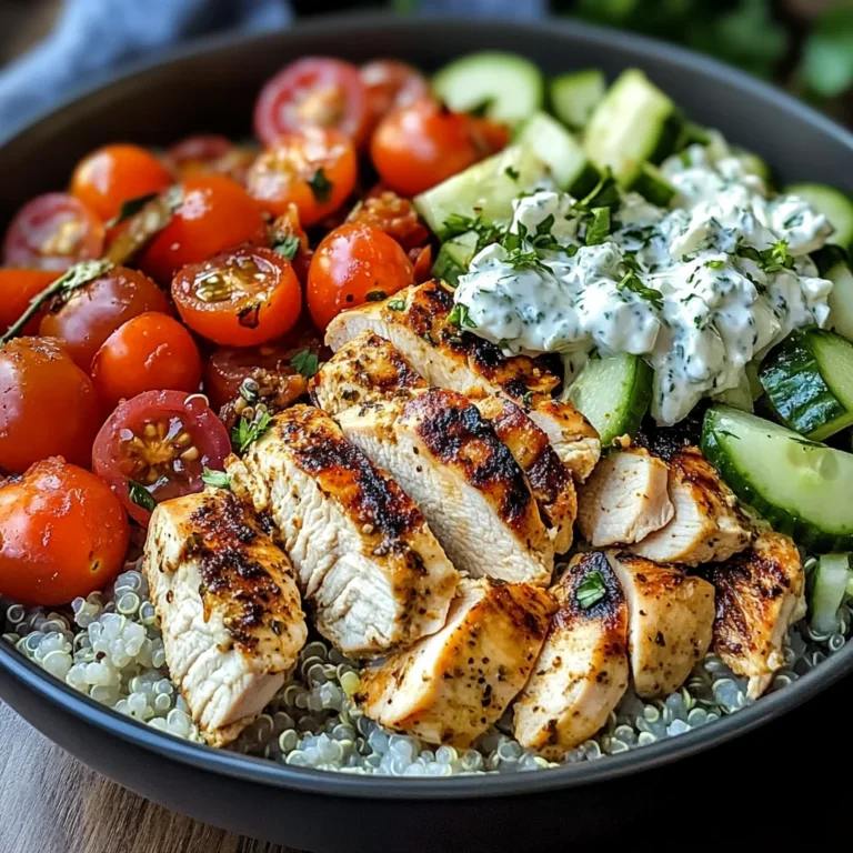 Mediterranean Chicken Bowls