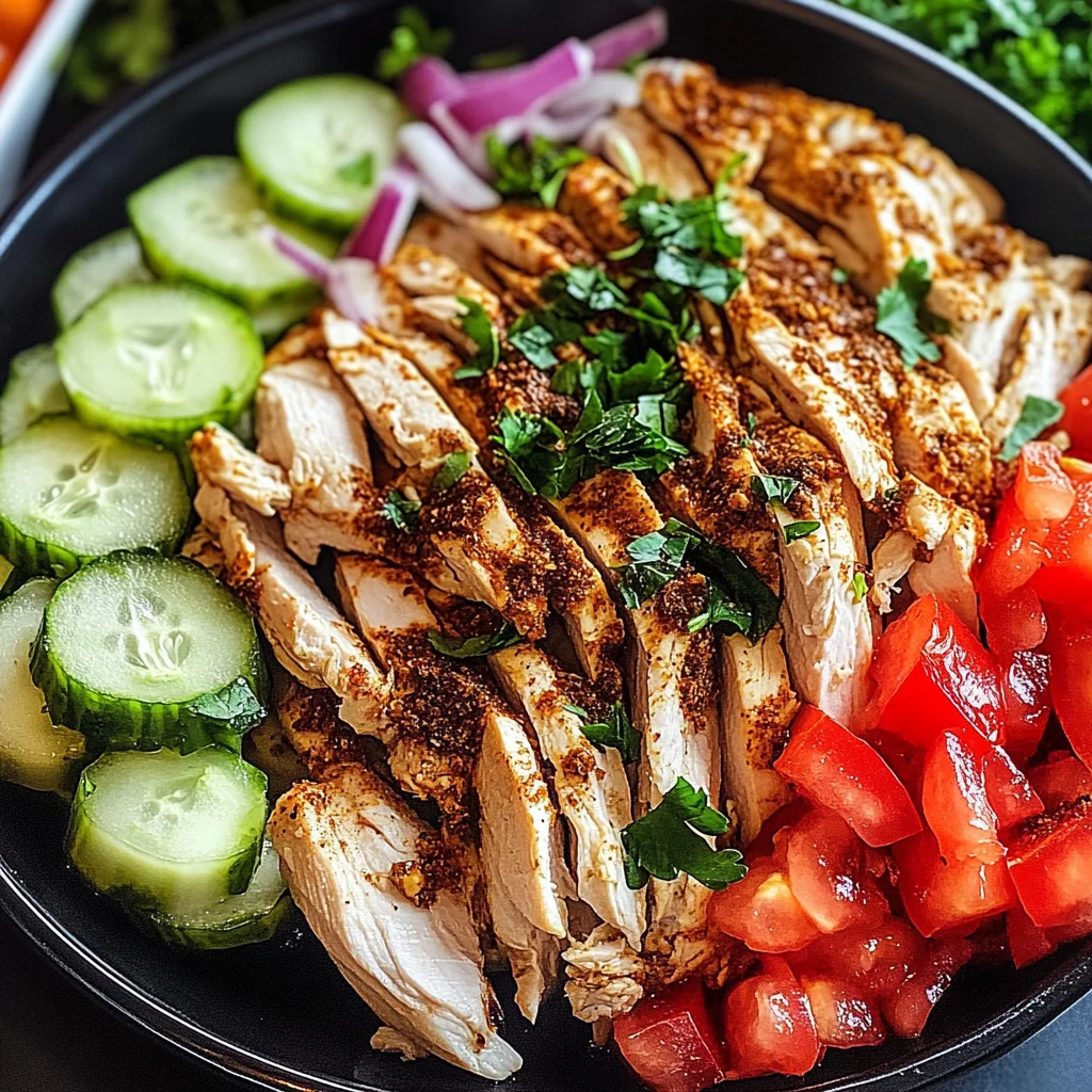 Middle Eastern Chicken Shawarma