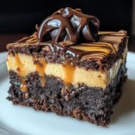 Milky Way Caramel Cheesecake Brownies