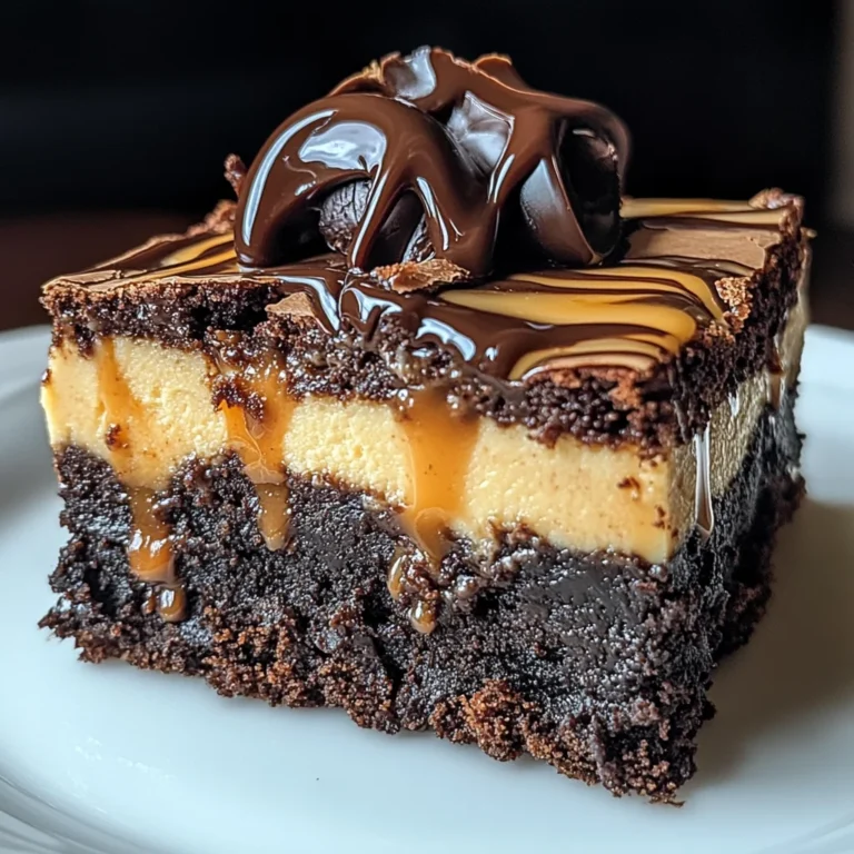 Milky Way Caramel Cheesecake Brownies