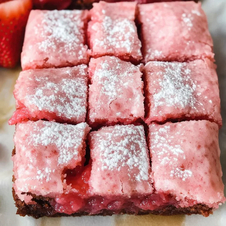 Strawberry Brownies